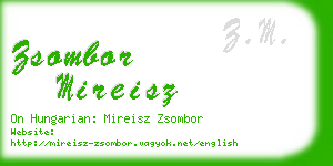 zsombor mireisz business card